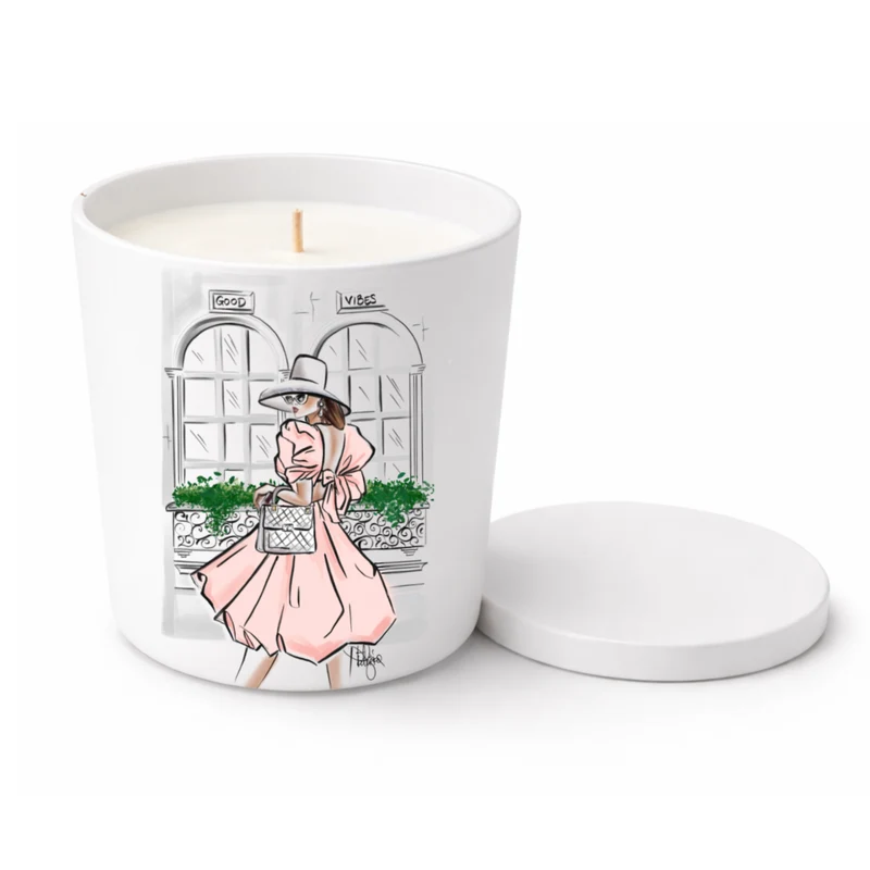 Luxury Coconut Soy Wax Candle - Life Is A Party