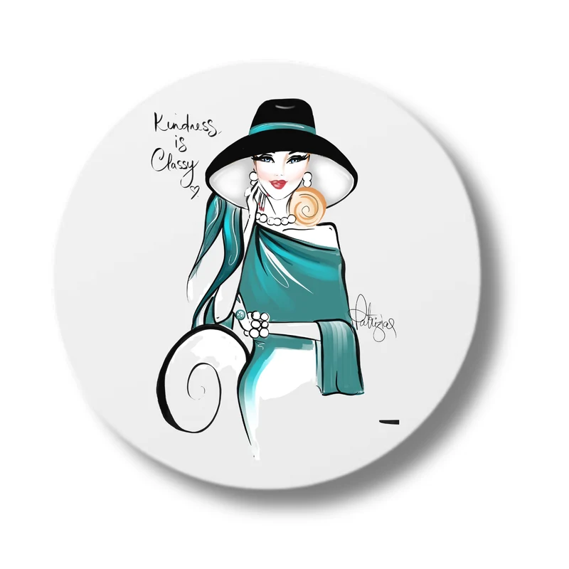 Ceramic Coasters - Kindness is Classy