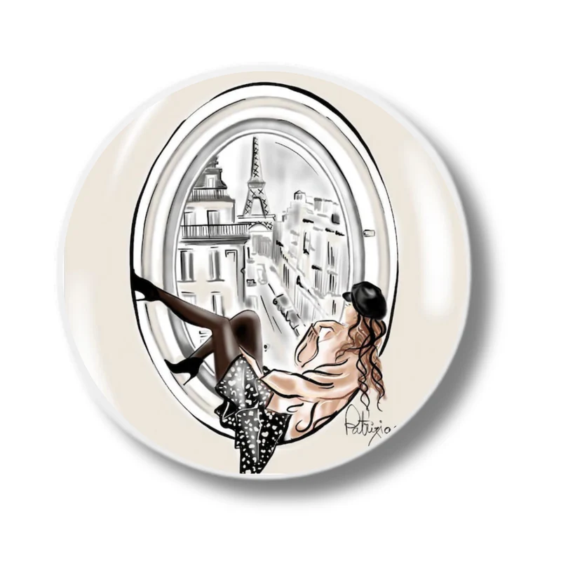 Ceramic Coasters - Paris Window