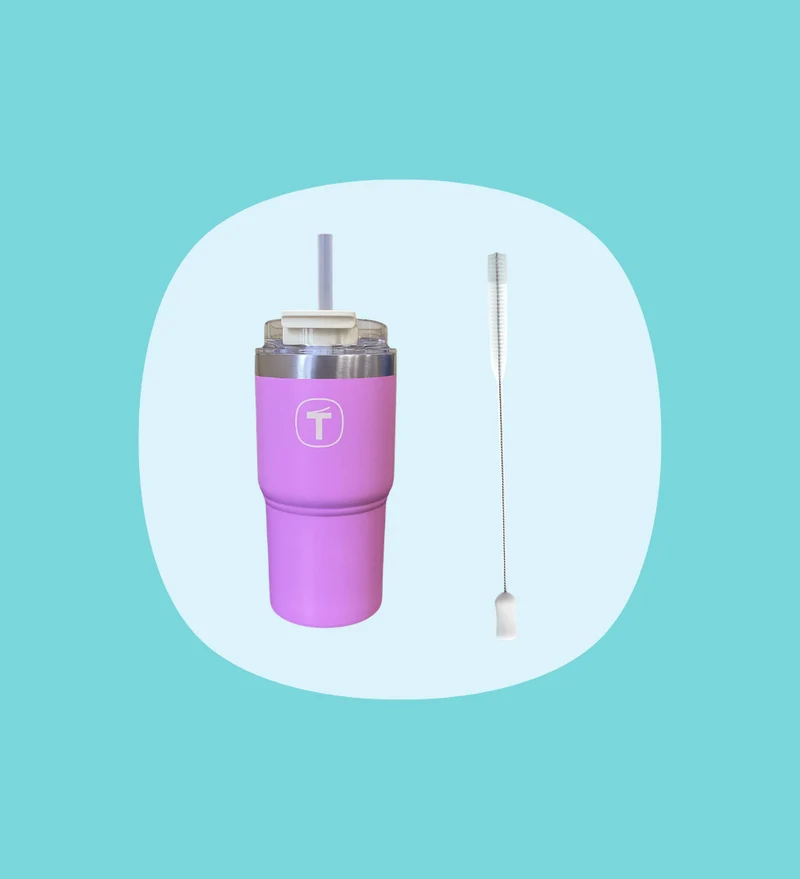 Big T Tumbler 630 ml - Rose + 1 Goupillon Tup