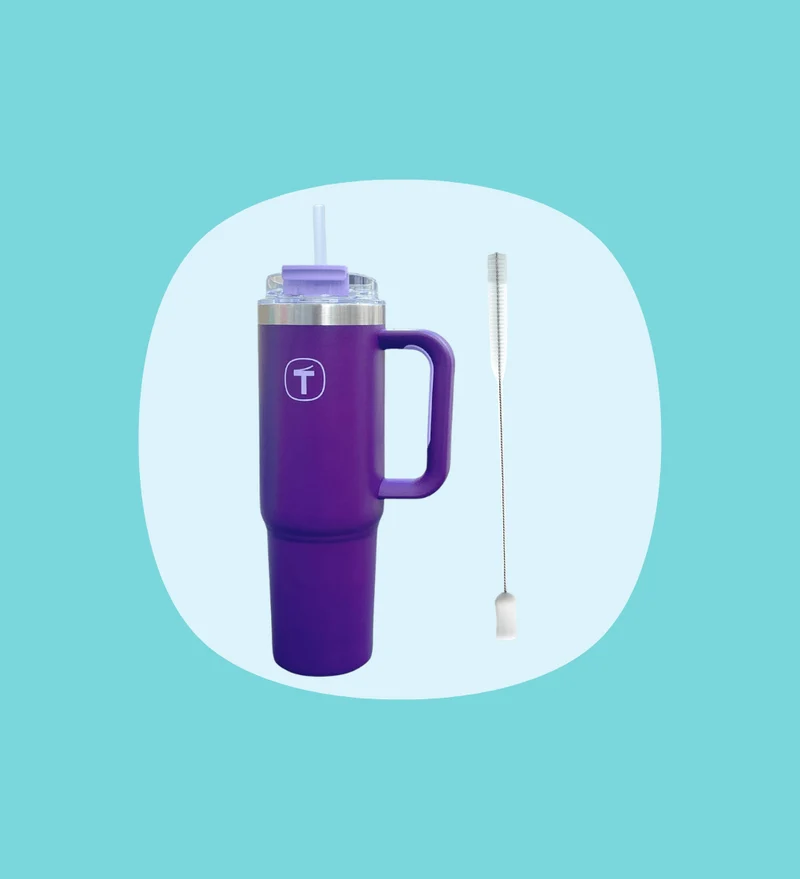 Big T Tumbler 1.1 l - Mûre + 1 Goupillon Tup