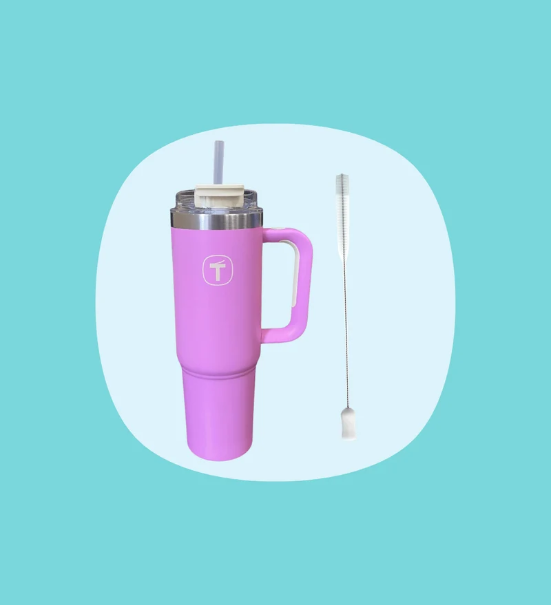 Big T Tumbler 1.1 l - Rose + 1 Goupillon Tup