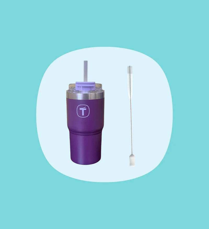 Big T Tumbler 630 ml - Mûre + 1 Goupillon Tupp