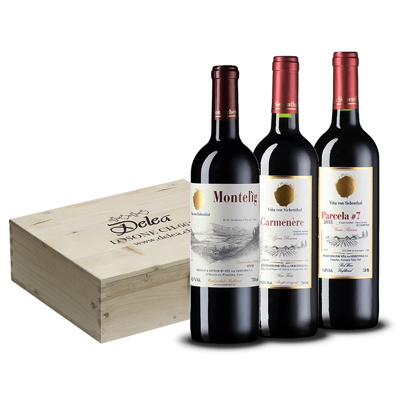 Caja regalo Chile VIÑA VON SIEBENTHAL