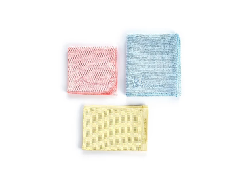 Set nettoyage microfibres recyclées