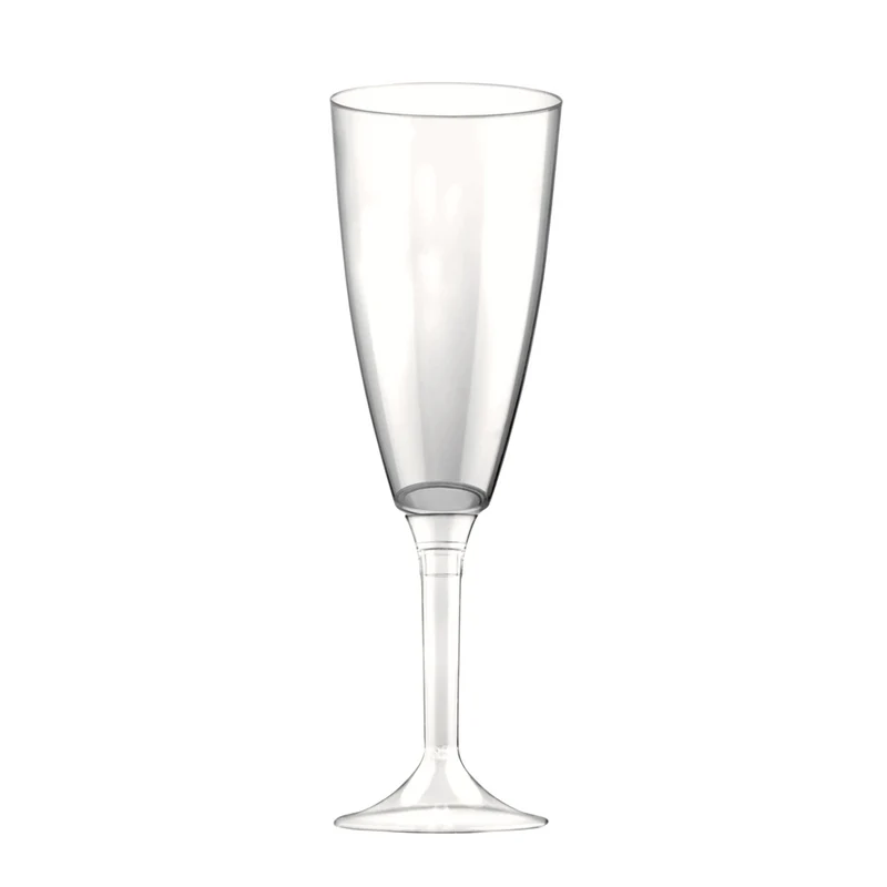 Bicchieri Calice Flute monouso ecosostenibili - Ideali per Champagne, Prosecco e Bollicine