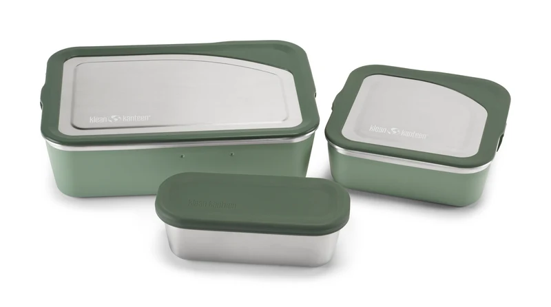 Rise Family Set - 3 Contenitori Food Box Acciaio Inox