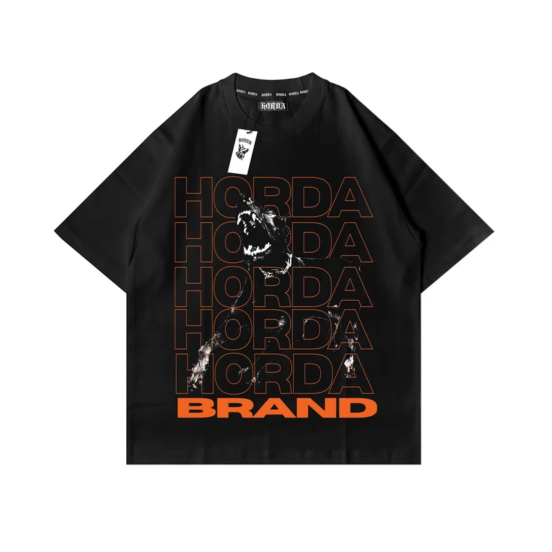 T-shirt 100% Cotone Boxy Fit Iconic Horda