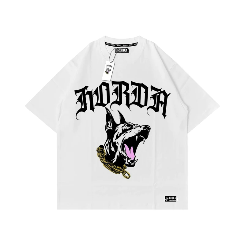 T-shirt 100% cotone Dobermann Gotic made in italy