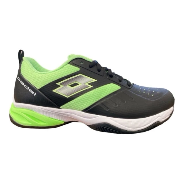 Lotto scarpa da padel da uomo Superrapida 400 IV 217300 1TA nero-verde