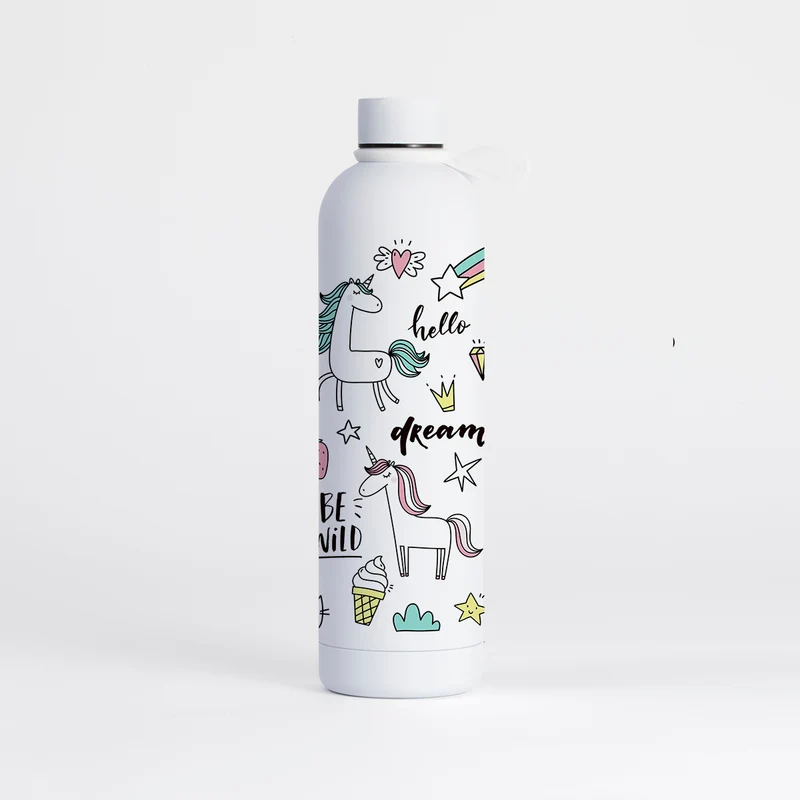 Unicorn Water Bottle (1 Litre) Pulse - Pure White