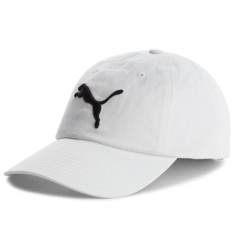 Puma cappellino con visiera curva unisex Ess Cap 052919 02 bianco