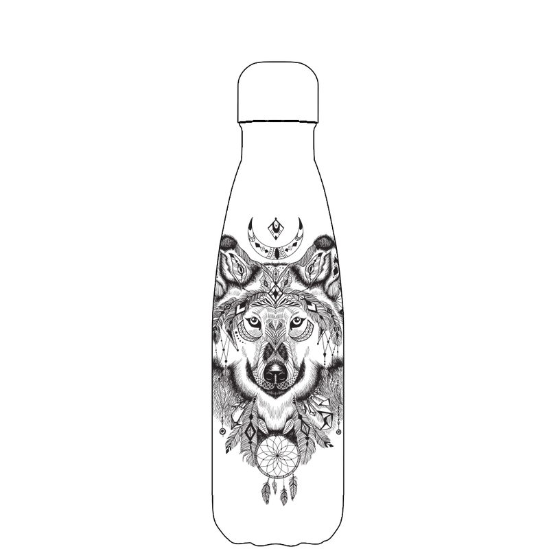 Original Aztec Wolf Pattern