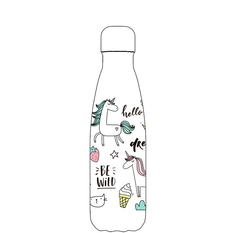 Original Unicorn Water Bottle - Be Unique Pattern
