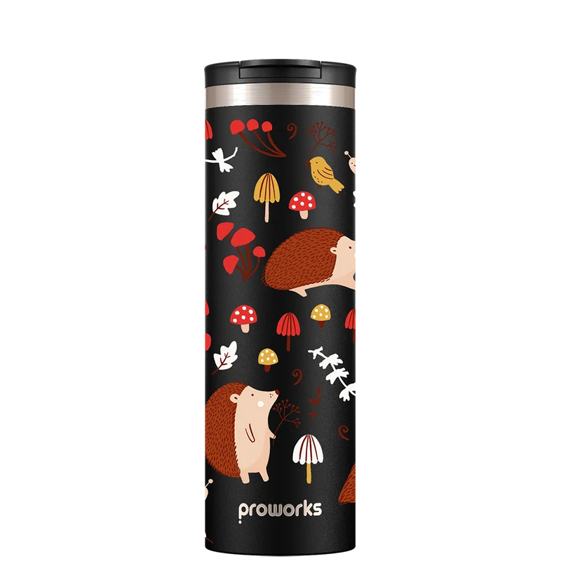 All Black Hedgehog Travel Mug
