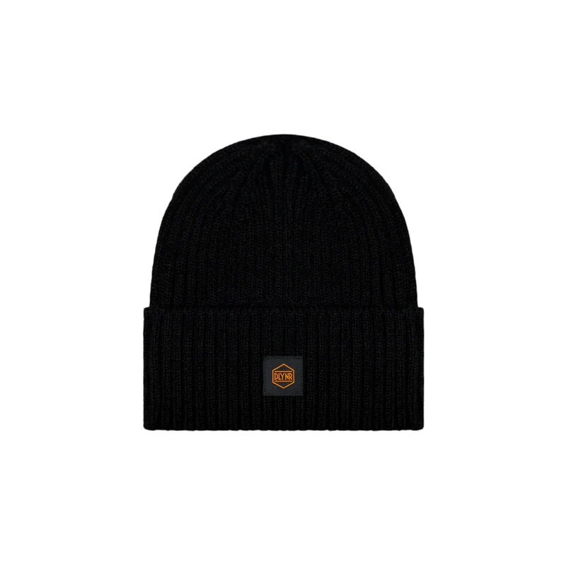 Dolly Noire cappellino a cuffia Logo Label Beanie BE333-HF-01 nero-arancio