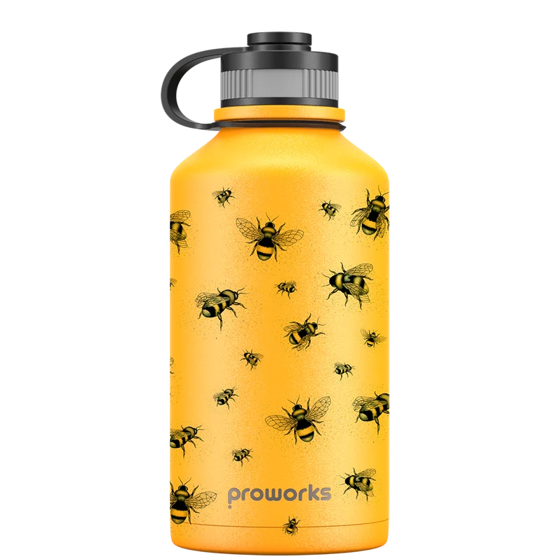 2 Litre Water Bottle - Mellow Yellow Bee