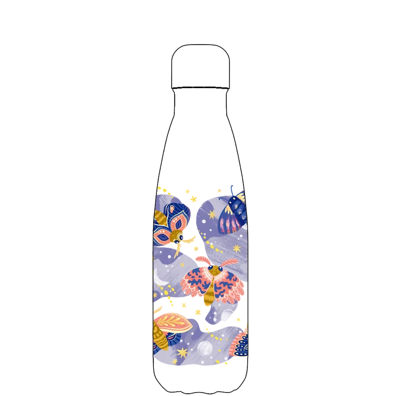 Original Moths in Moonlight Pattern