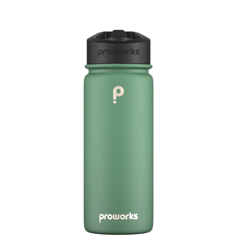 Water bottle with straw - Gen 2 Pine Green