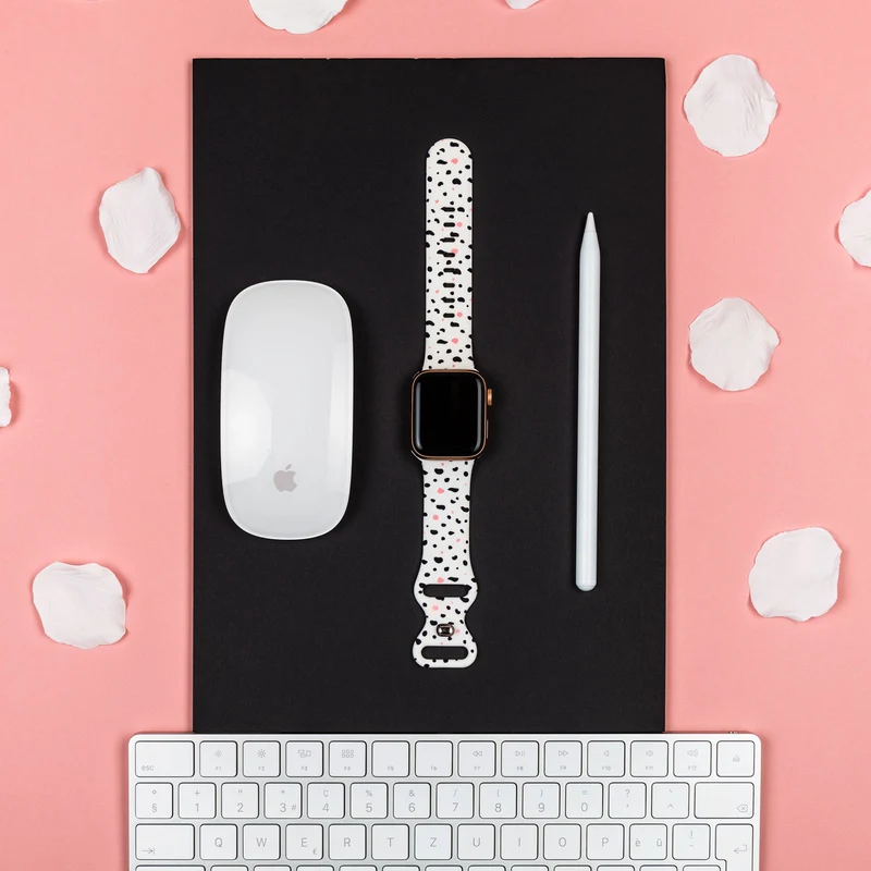 Ditsy Dalmatian Apple Watch Strap