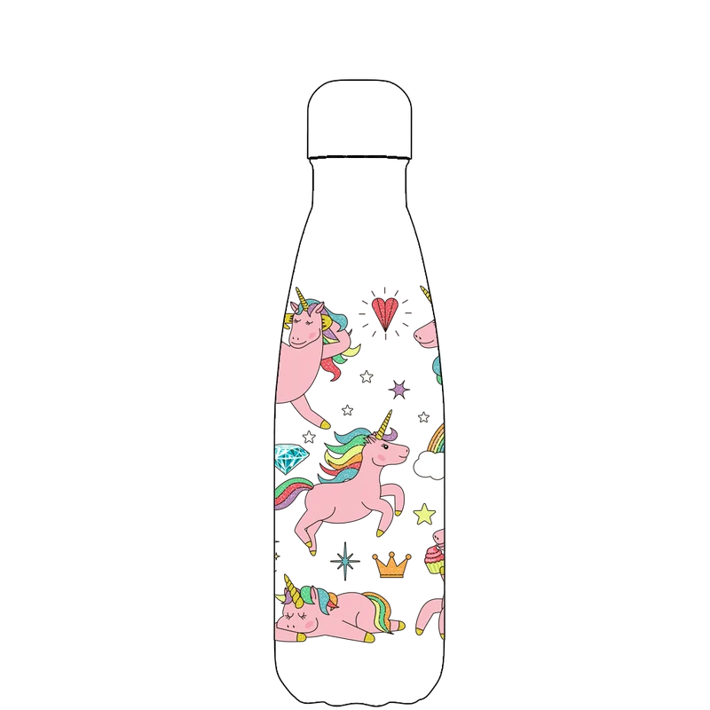 Original Unicorn Water Bottle - Unicorn Pattern