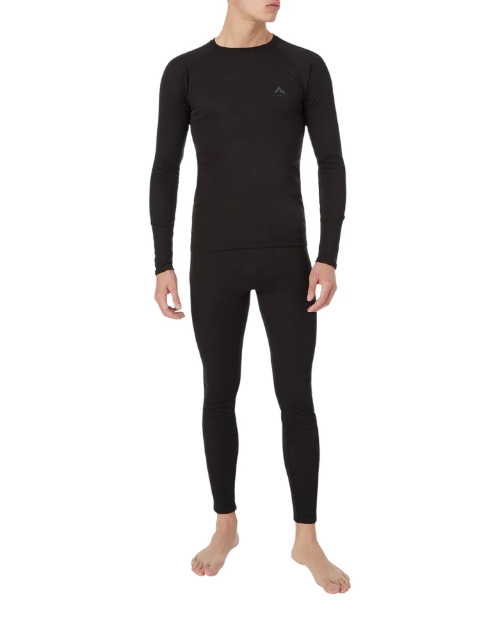 McKinley Maglia Intimo Tecnico Waldo II M 429322-057 Nero/Grigio – Traspirante, Comfort Uomo