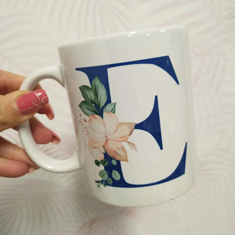 Tazza in Ceramica Lettera