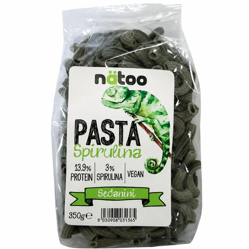 NATOO PASTA SPIRULINA - SEDANINI 350 GRAMMI