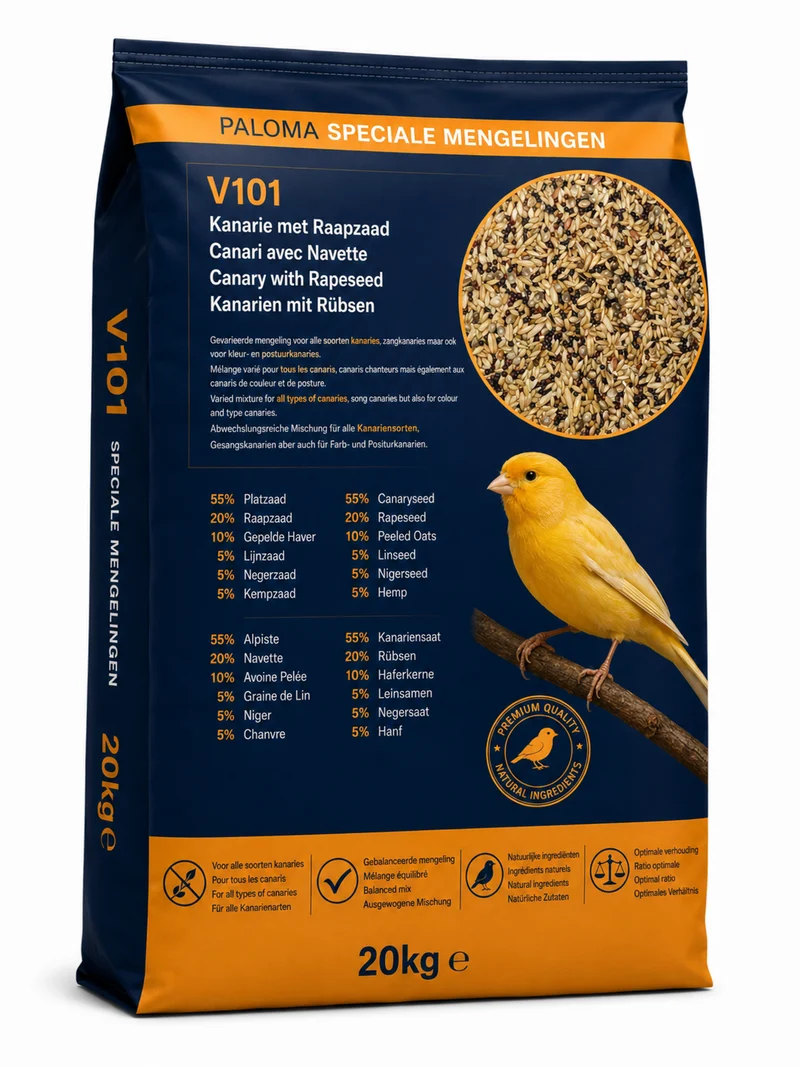Miscela V101 Canary con semi di Niger 20 kg - Paloma