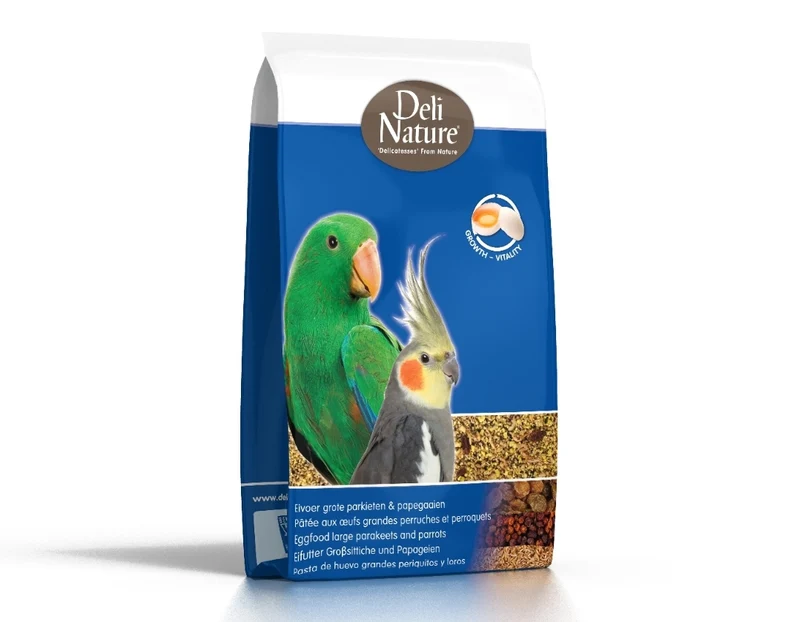 Deli Nature Pastoncino all'uovo Patee Grandi Parrocchetti e Pappagalli Grasso 10 kg