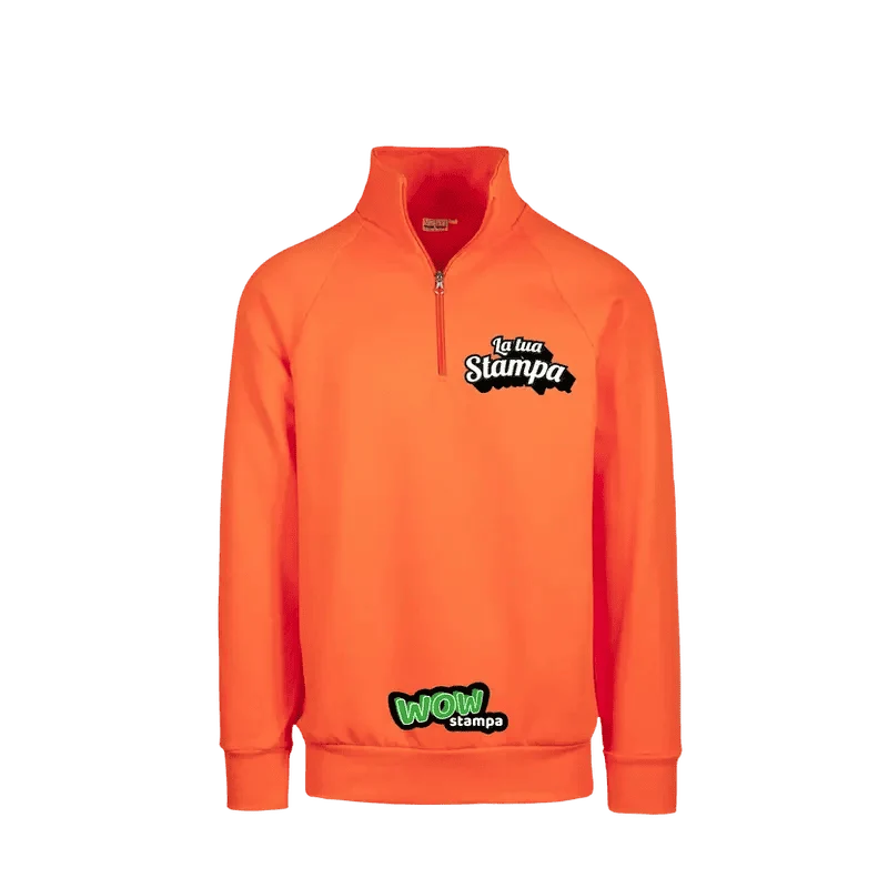 Felpa Mezza Zip UNISEX