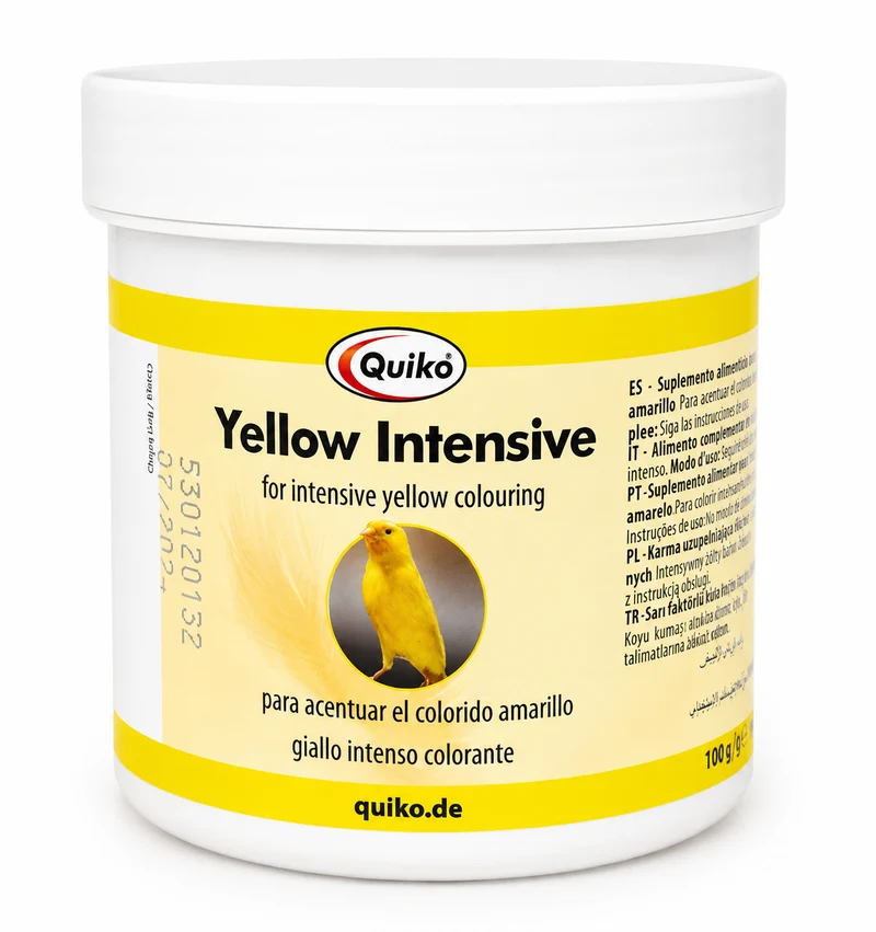 Quiko Giallo intensivo (mangime colorato per uccelli con fattore giallo) 100 g