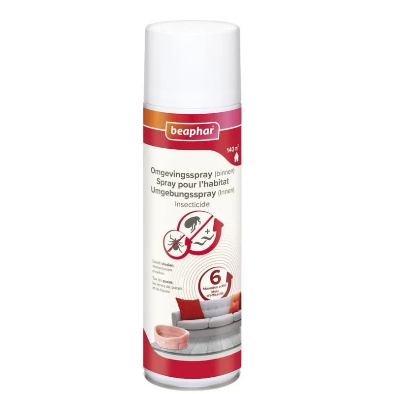 Spray ambientale antipulci Beaphar 500ml