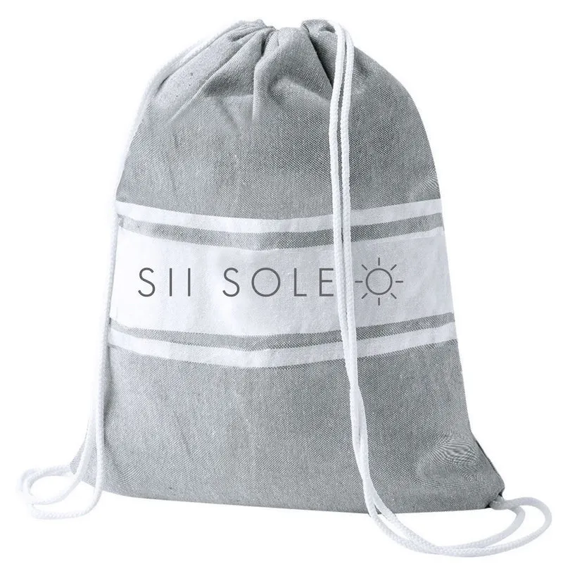 Sacca Pareo 2 in 1 – "SII SOLE" in Cotone Riciclato