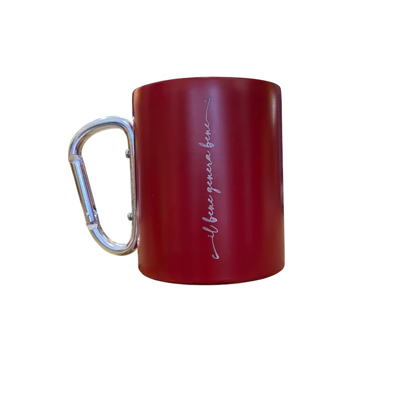 TAZZA MOSCHETTONE "Il Bene Genera Bene" - Acciaio Inox Riciclato 300ml