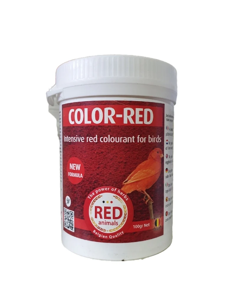 Colorante rosso 100 grammi (colorante rosso e con colina per il fegato) Animali rossi