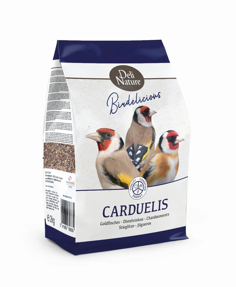 Birdelicious Carduelis Cardellini 2kg, Mix di + 10 Semi - Deli Nature