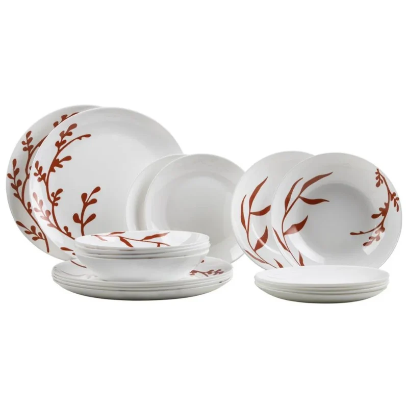 SERVIZIO TAVOLA 18PZ OPALE DECORO DELI MATTON