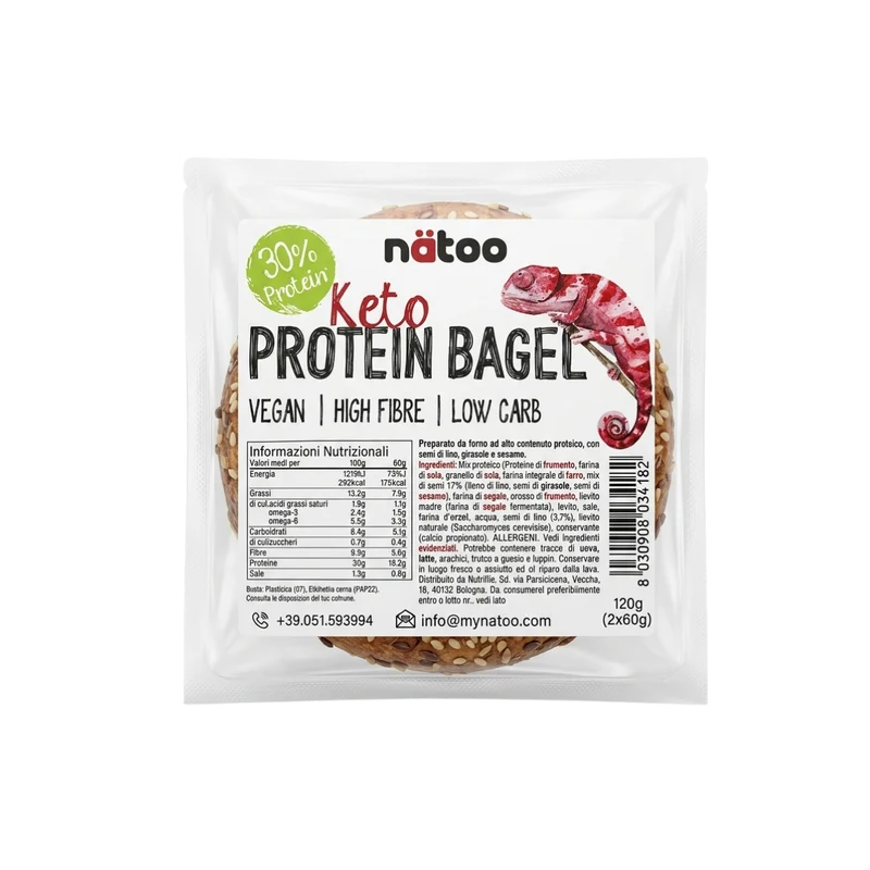 Bagel proteico