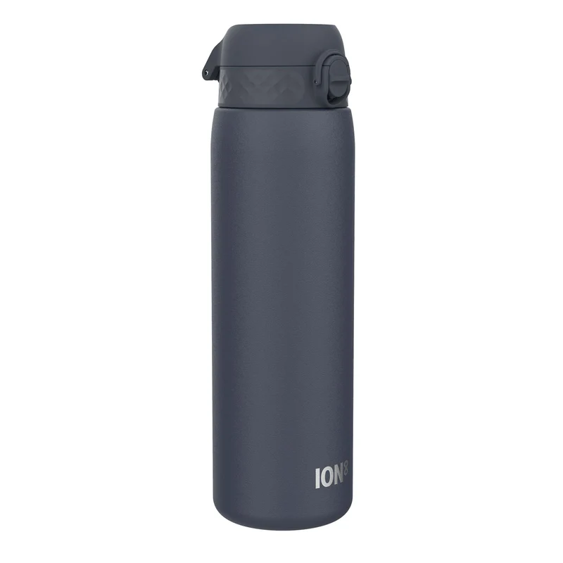 Leak Proof Water Bottle, Stainless Steel, Ash Navy, 40oz