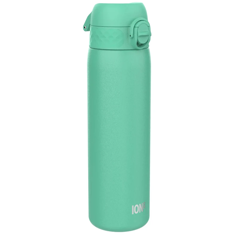 Leak Proof Slim Water Bottle, Stainless Steel, Teal, 20oz