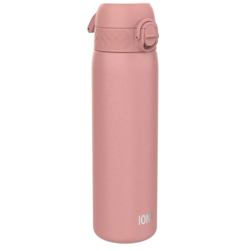 Leak Proof Slim Water Bottle, Stainless Steel, Ash Rose, 20oz