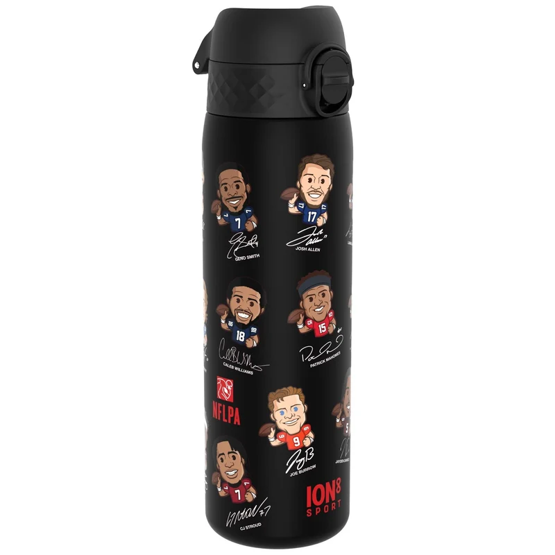 Leak Proof NFLPA Water Bottle, Recyclon, Quarterbacks, 18oz
