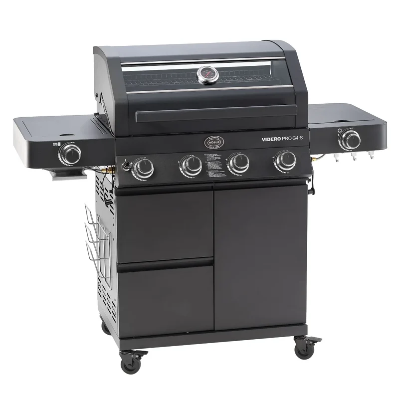 Rosle Videro PRO G4-S Vario+ 250577 - Barbecue a gas 20.5Kw - 30mbar - 4 Fuochi