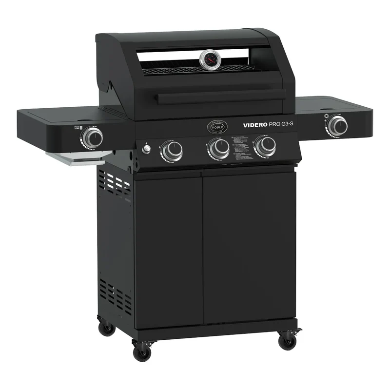 Rosle Videro PRO G3-S VARIO+ 250576 - Barbecue a gas 17Kw - 30mbar - 3 Fuochi