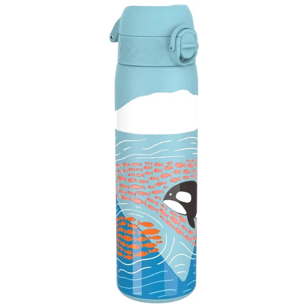 Leak Proof Slim Lightweight Stainless Steel 20oz- Whales