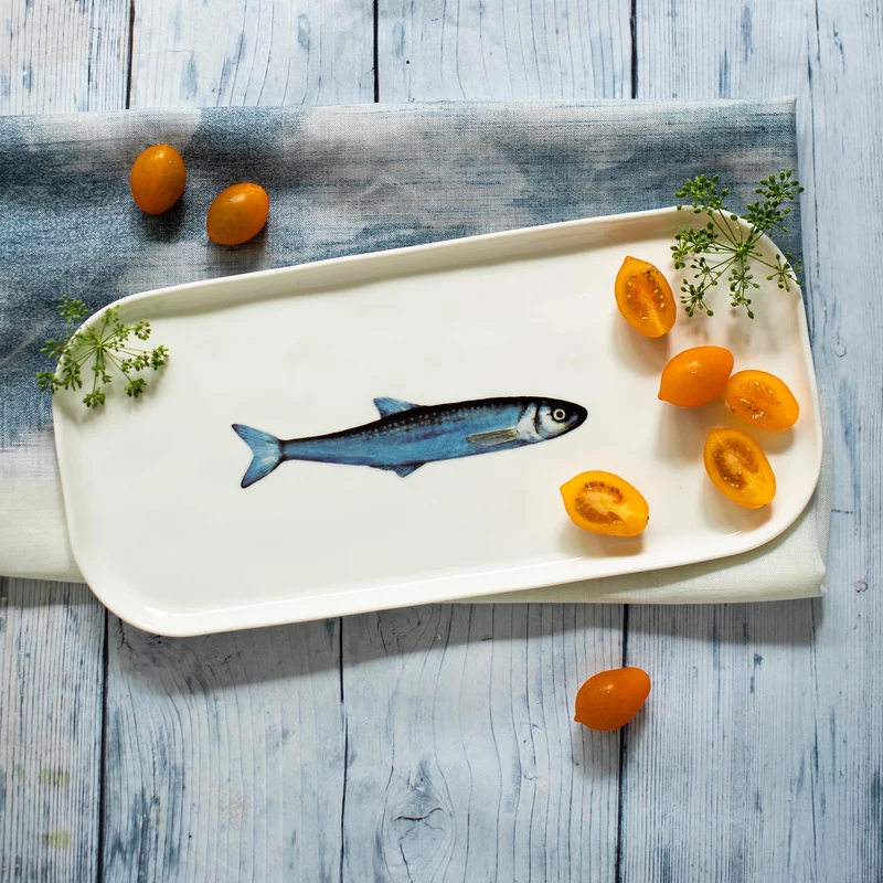 Piatto lungo rettangolare Sardina