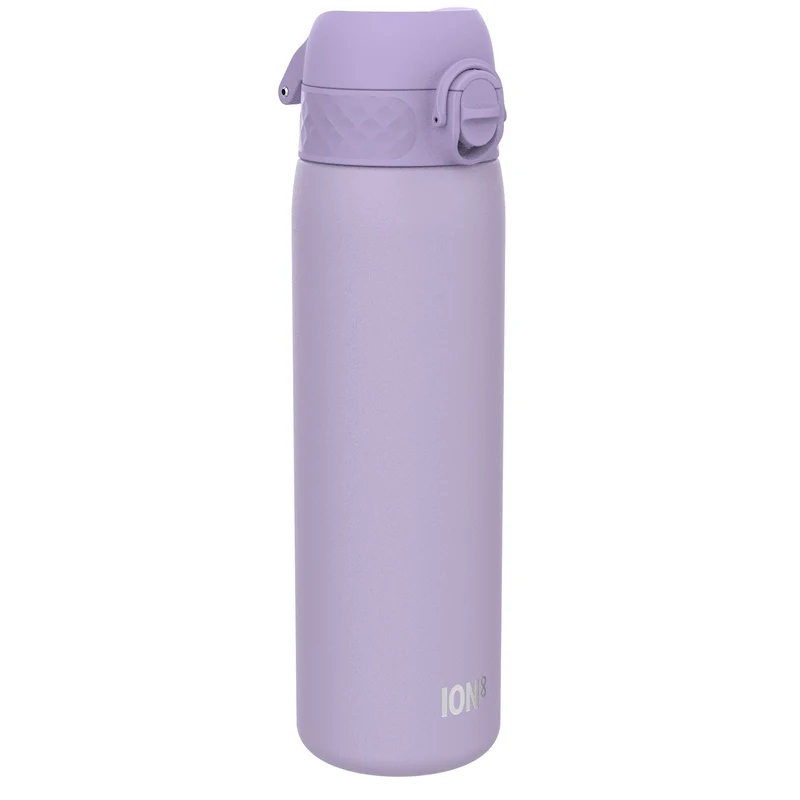 Leak Proof Slim Thermal Steel Water Bottle, Insulated, Light Purple, 17oz
