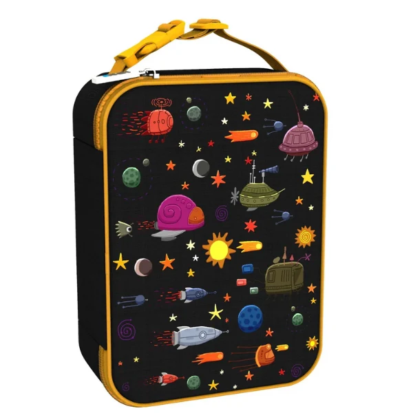 Kids Insulated Lunch Bag- Spaceships