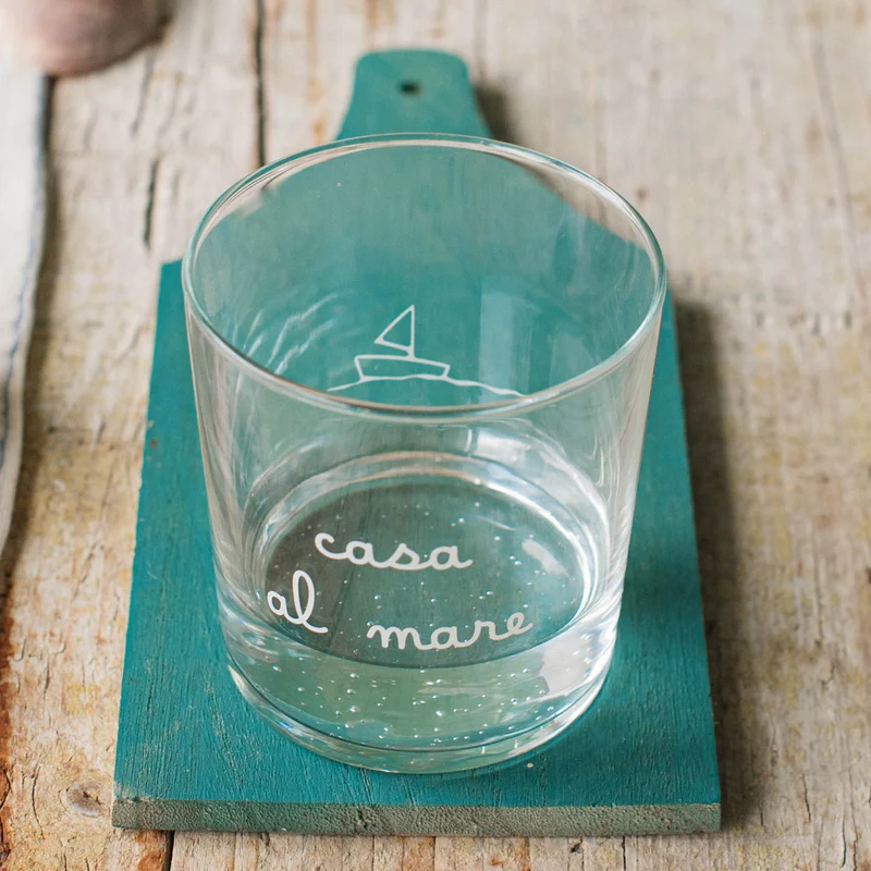 Set 6 Bicchieri acqua Casa al mare